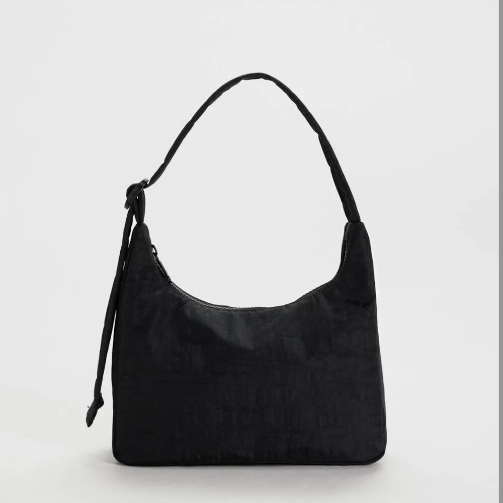 Baggu Mini Nylon Shoulder Bag Black